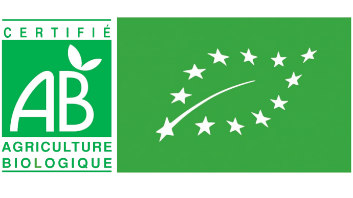 Logo certifi&eacute; Agriculture Biologique garantissant une production de CBD respectueuse de l&rsquo;environnement et des normes biologiques en Savoie.